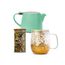 Cargar imagen en el visor de la galería, Pack Tetera Nordic+ Infusión 50gr+ Tazón Glitter 380ml