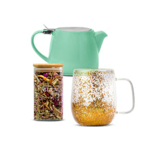 Cargar imagen en el visor de la galería, Pack Tetera Nordic+ Infusión 50gr+ Tazón Glitter 380ml
