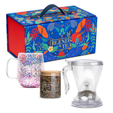 Cargar imagen en el visor de la galería, Pack Maleta de Regalo + Tetera Magic + Taza Doble Vidrio + Té o Infusión