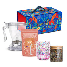 Cargar imagen en el visor de la galería, Pack Maleta de Regalo + Tetera Magic + Tazón Doble Vidrio + Té o Infusión Recarga + Té o Infusión 50g