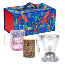 Cargar imagen en el visor de la galería, Pack Maleta de Regalo + Tetera Magic + Taza Doble Vidrio + Té o Infusión