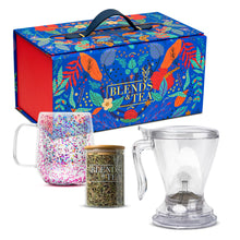 Cargar imagen en el visor de la galería, Pack Maleta de Regalo + Tetera Magic + Taza Doble Vidrio + Té o Infusión