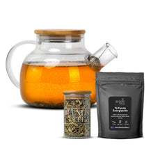 Cargar imagen en el visor de la galería, Pack Tetera Bambú + Infusión Glitter + Recarga Colores