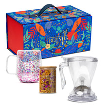 Cargar imagen en el visor de la galería, Pack Maleta de Regalo + Tetera Magic + Taza Doble Vidrio + Té o Infusión