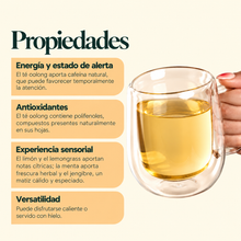Cargar imagen en el visor de la galería, Propiedades del Té Oolong Jengibre Limón: energía, antioxidantes, experiencia sensorial y versatilidad
