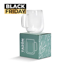 Cargar imagen en el visor de la galería, BLACK Tazón Doble Vidrio