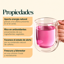 Cargar imagen en el visor de la galería, Propiedades del Té Fucsia Energizante