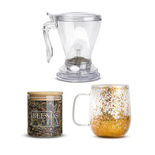 Cargar imagen en el visor de la galería, Pack Tetera Magic+ Taza Doble Vidrio+ Té o Infusión