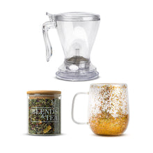 Cargar imagen en el visor de la galería, Pack Tetera Magic+ Taza Doble Vidrio+ Té o Infusión