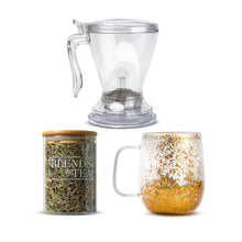 Cargar imagen en el visor de la galería, Pack Tetera Magic+ Taza Doble Vidrio+ Té o Infusión