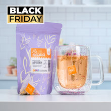 Cargar imagen en el visor de la galería, BLACK Pack Tazón + Bolsitas Infusión Armonía