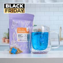 Cargar imagen en el visor de la galería, BLACK Pack Tazón + Bolsitas Infusión Azul Relajante