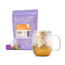 Cargar imagen en el visor de la galería, BLACK Pack Tazón + Bolsitas Infusión Hibisco Sueño Profundo