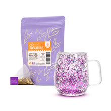 Cargar imagen en el visor de la galería, BLACK Pack Tazón + Bolsitas Infusión Hibisco Sueño Profundo