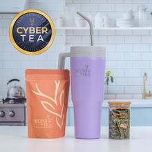 Cargar imagen en el visor de la galería, CYBER Pack Tumbler Blends + Té Hibisco50 gr+ Recarga Golden Milk 150gr