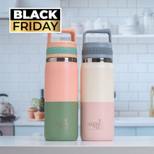 Cargar imagen en el visor de la galería, BLACK 2X Botellas Bicolor
