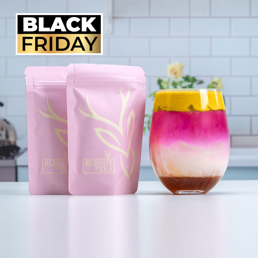 BLACK Pack Pink Golden