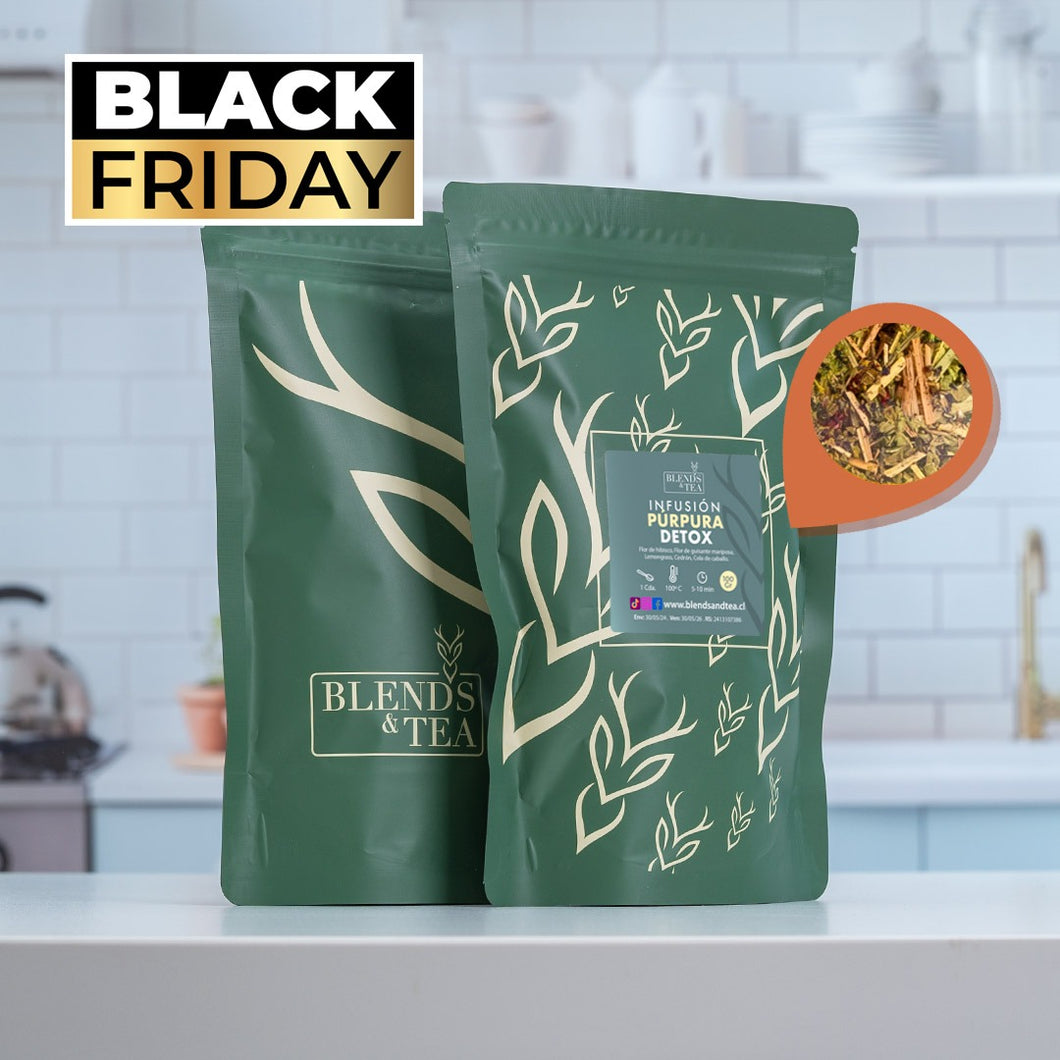 BLACK 2x Recarga Infusión Púrpura Detox