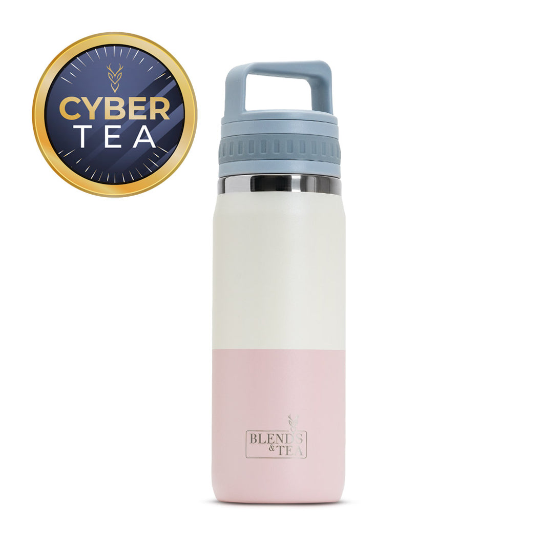 CYBER Botella Infusora Bicolor Rosado/Blanco