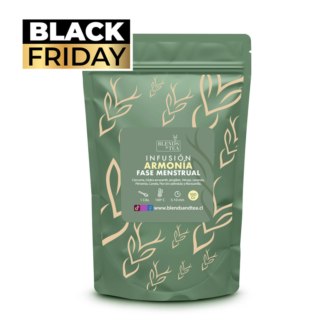 BLACK Recarga Infusión Armonía, Fase Menstrual