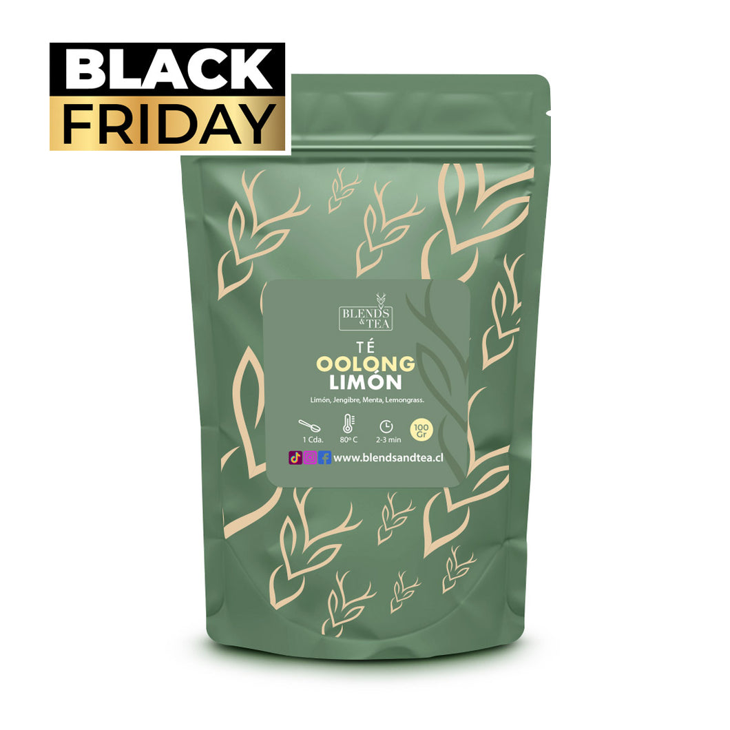 BLACK Recarga Té Oolong Jengibre, limón