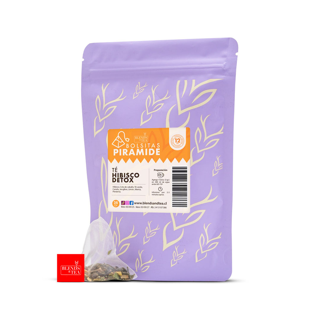 Bolsitas Té Hibisco Detox Vitalidad