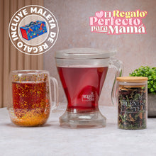 Cargar imagen en el visor de la galería, MOM Tetera Magic + Taza Doble Vidrio + Té o Infusión+ Maleta de regalo
