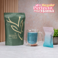 Cargar imagen en el visor de la galería, Pack Tazón Lunas y Estrellas+ Infusión Color 100gr + 50 Bolsitas de Té
