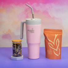Cargar imagen en el visor de la galería, Pack Tumbler Blends + Té Hibisco50 gr+ Recarga Golden Milk 150gr

