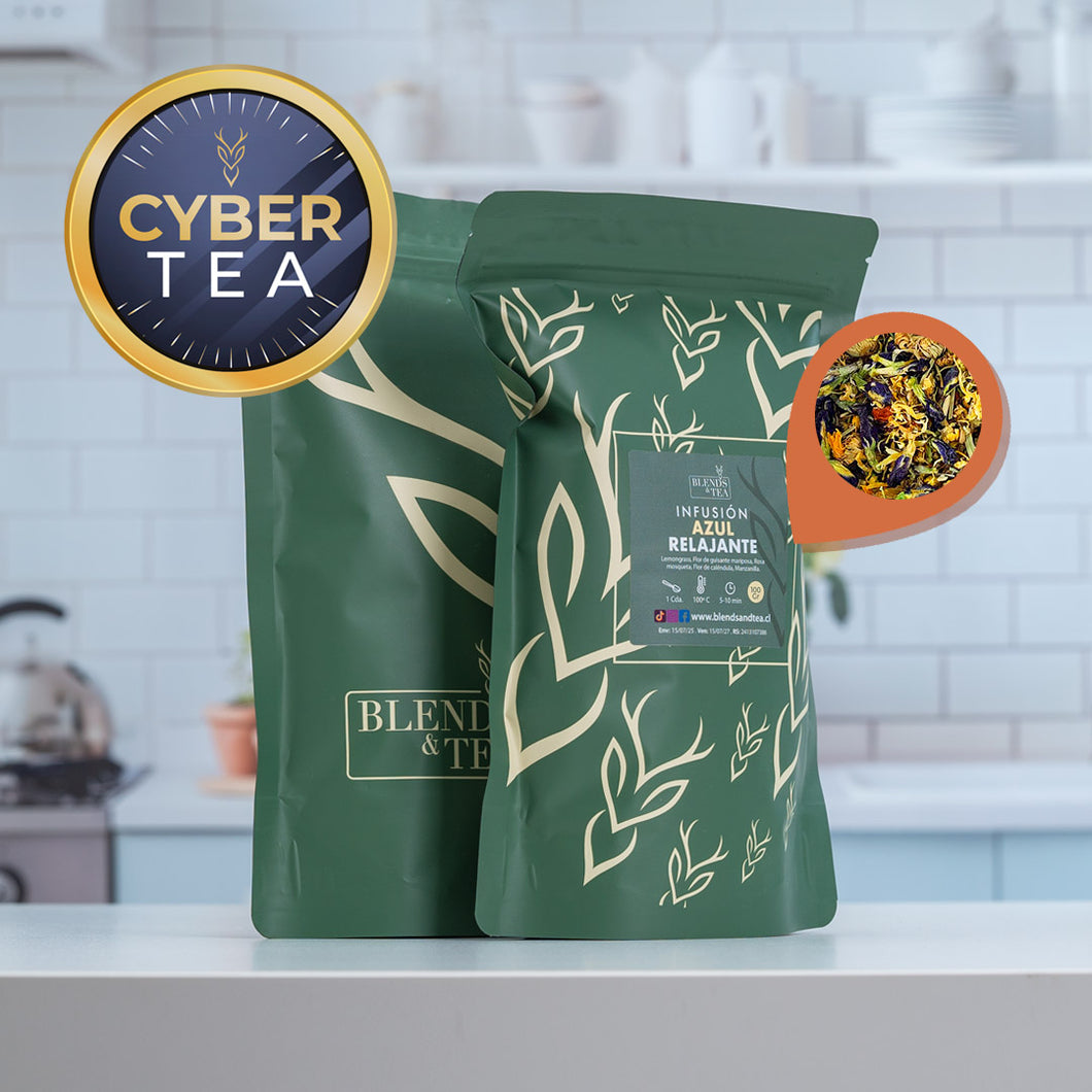 CYBER 2x Infusión Azul Relajante