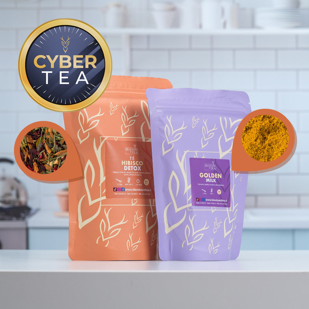 CYBER Pack Golden Milk- Hibisco Detox Recargas