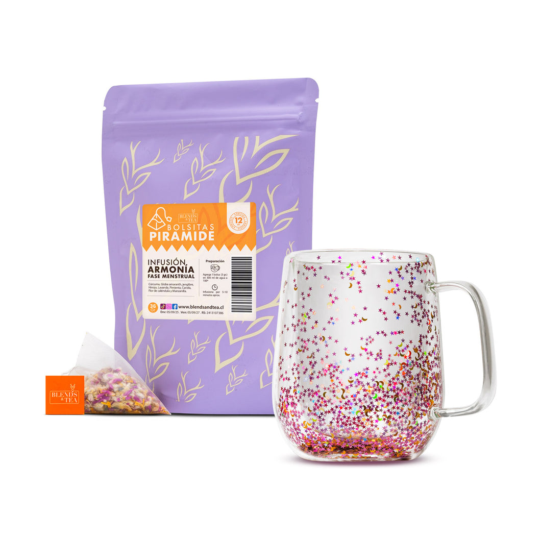 CYBER Pack Tazón + Bolsitas Infusión Armonía