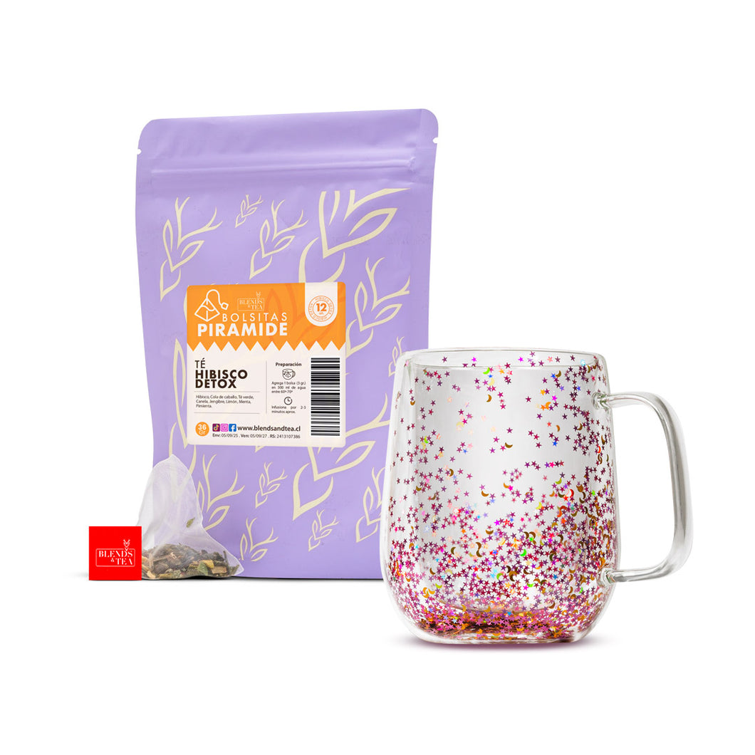 CYBER Pack Tazón + Bolsitas Té Hibisco Detox
