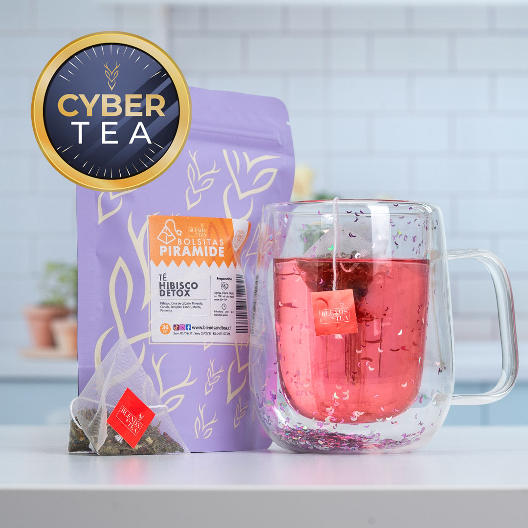 CYBER Pack Tazón + Bolsitas Té Hibisco Detox