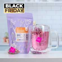 Cargar imagen en el visor de la galería, BLACK Pack Tazón + Bolsitas Infusión Pink Detox
