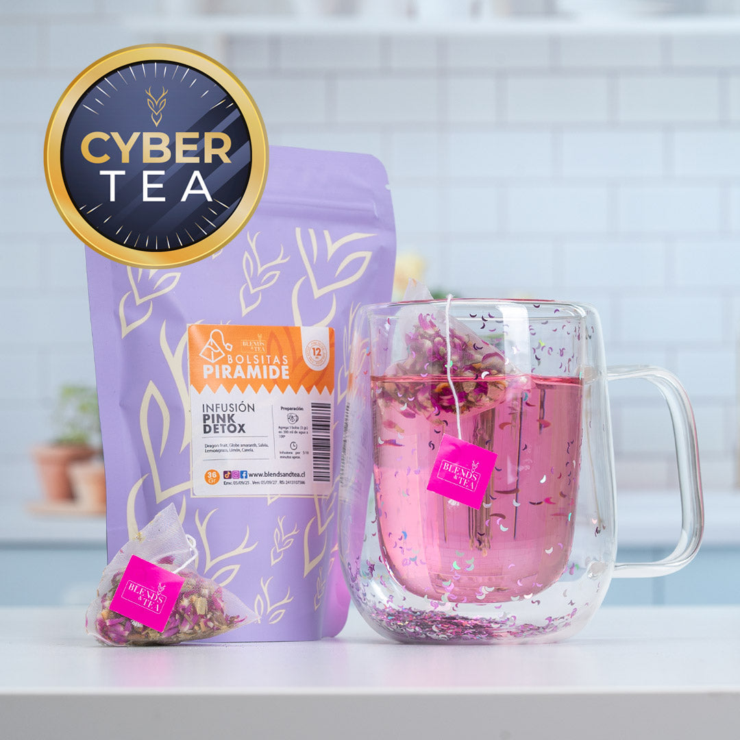 CYBER Pack Tazón + Bolsitas Infusión Pink Detox