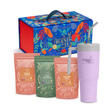 Cargar imagen en el visor de la galería, CYBER Pack Maleta de Regalo + Tumbler Blends + 3 Recargas Té o Infusiones
